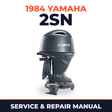 1984 Yamaha 2SN 2 stroke Service and Repair Manual