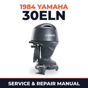 1984 Yamaha 30ELN 2 stroke Service and Repair Manual