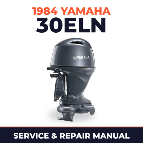1984 Yamaha 30ELN 2 stroke Service and Repair Manual