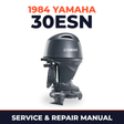 1984 Yamaha 30ESN 2 stroke Service and Repair Manual