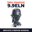 1984 Yamaha 9.9ELN 2 stroke Service and Repair Manual