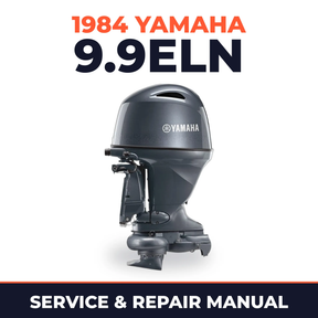 1984 Yamaha 9.9ELN 2 stroke Service and Repair Manual