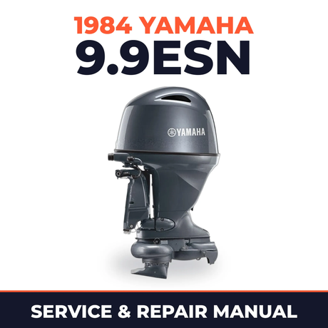 1984 Yamaha 9.9ESN 2 stroke Service and Repair Manual