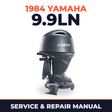 1984 Yamaha 9.9LN 2 stroke Service and Repair Manual