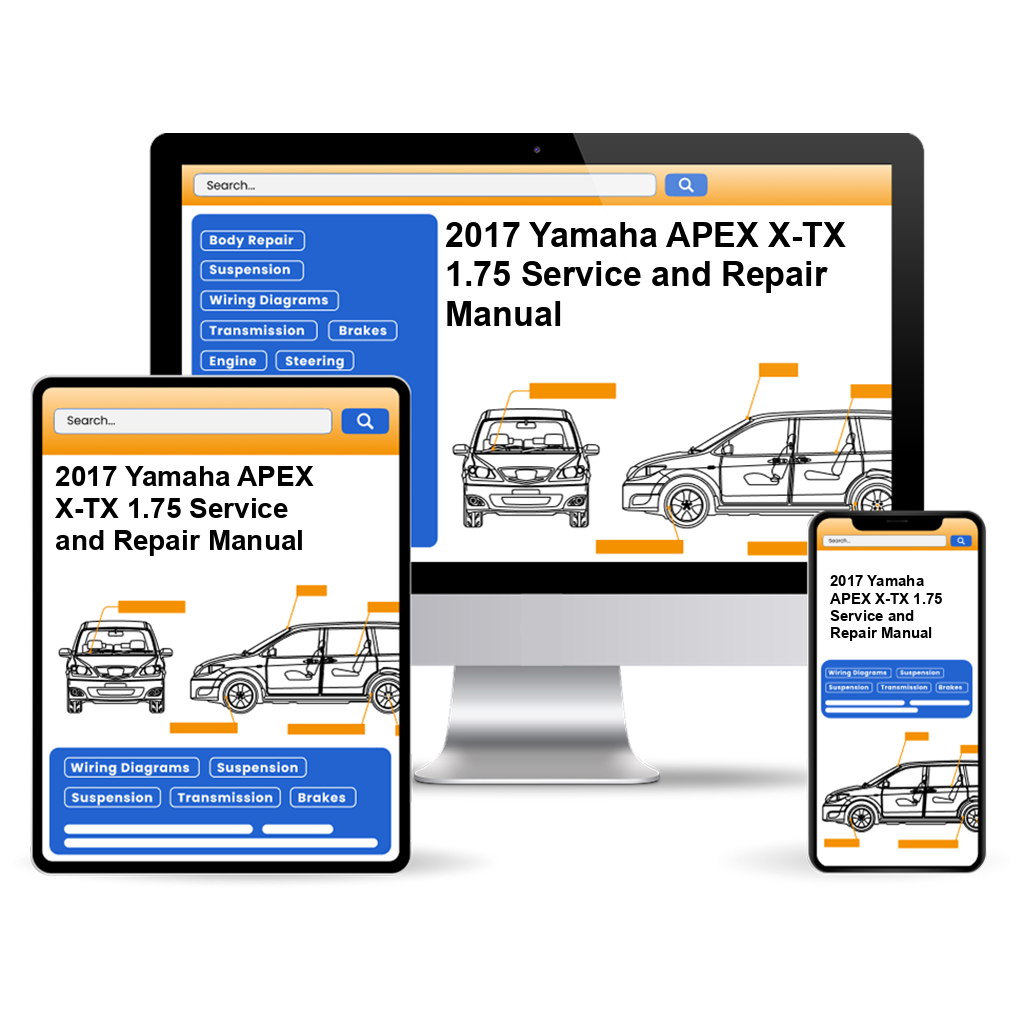 2017 Yamaha APEX X-TX 1.75 Service and Repair Manual
