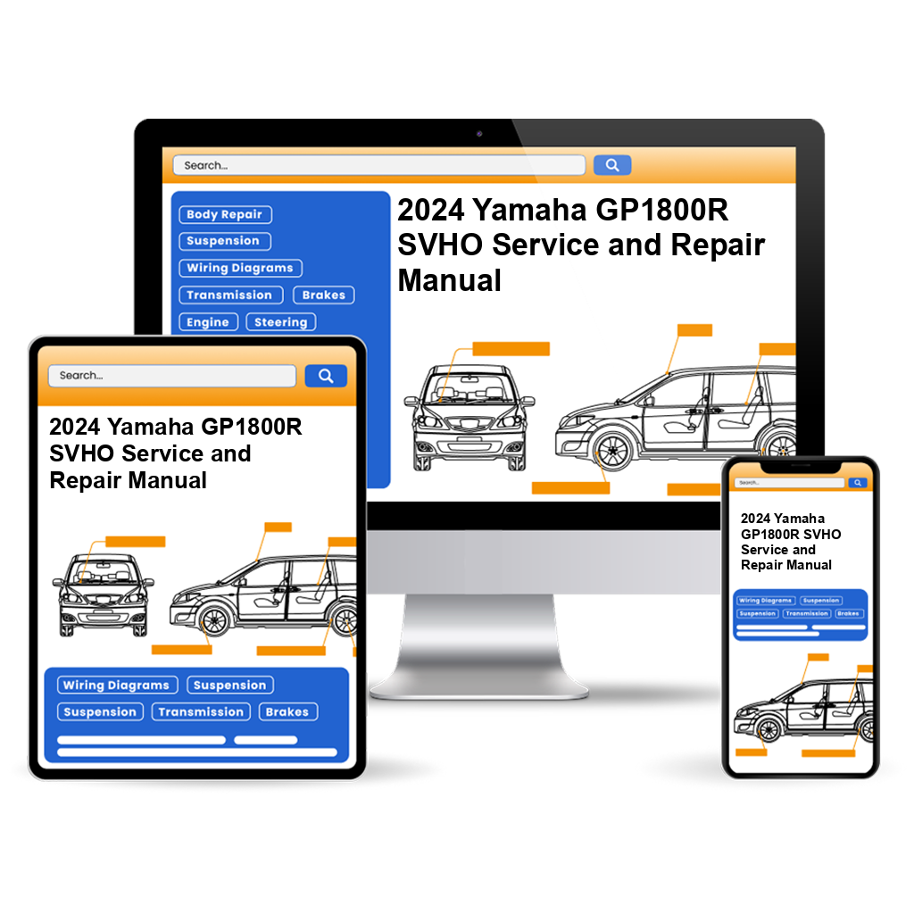2024 Yamaha GP1800R SVHO Service and Repair Manual