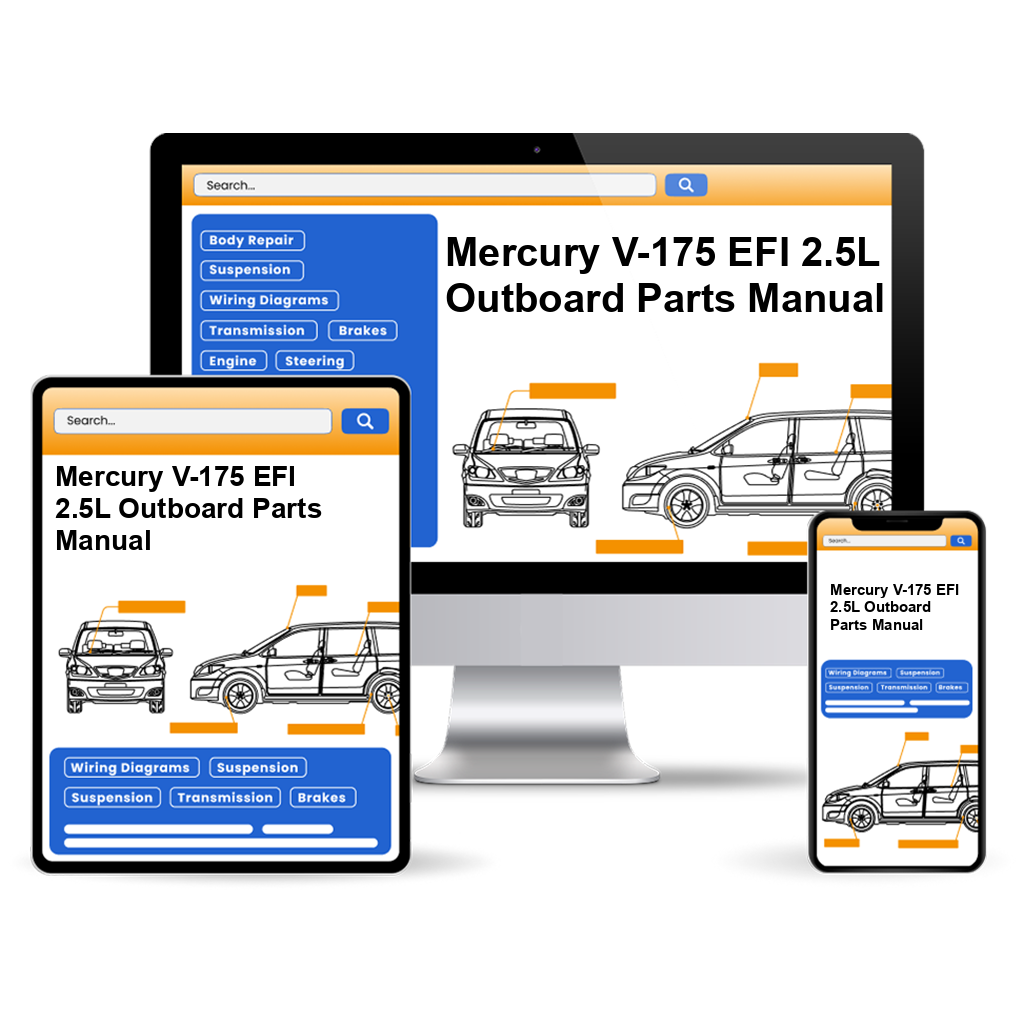 Mercury V-175 EFI 2.5L Outboard Parts Manual