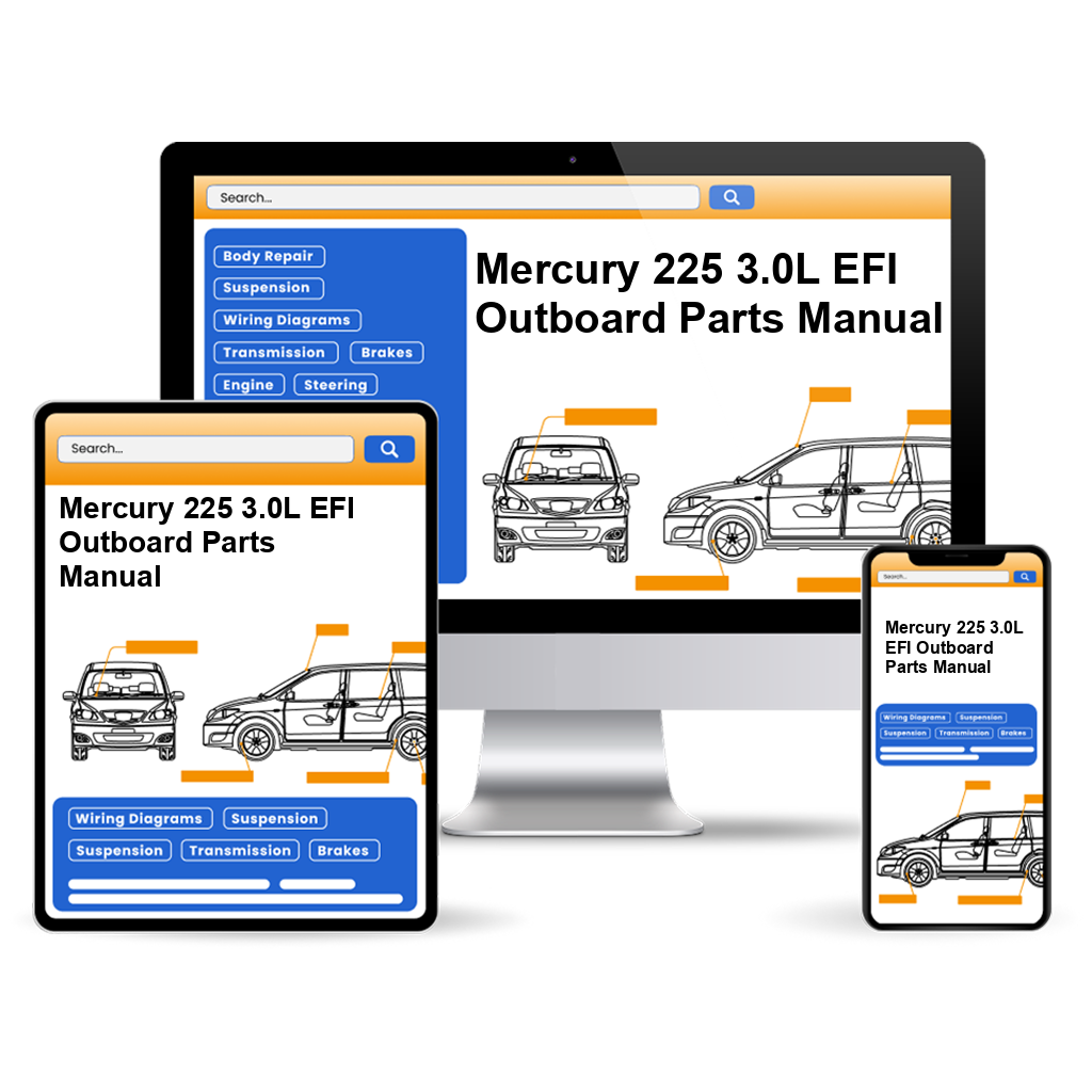 Mercury 225 3.0L EFI Outboard Parts Manual