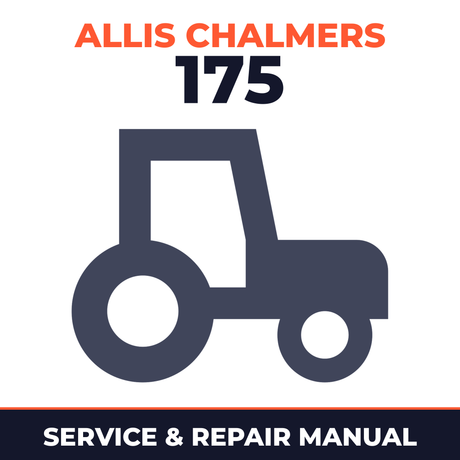 Allis Chalmers 175 Tractor Service & Repair Manual