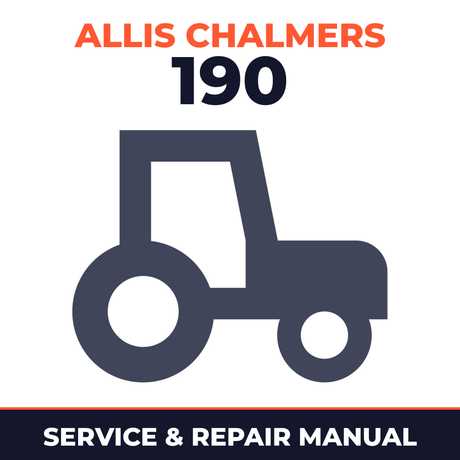 Allis Chalmers 190 Tractor Service & Repair Manual