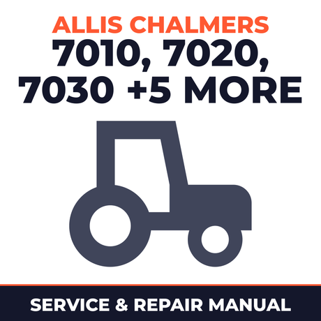 Allis Chalmers 7010 7020 7030 7040 7045 7050 7060 7080 WSM Tractor Service & Repair Manual