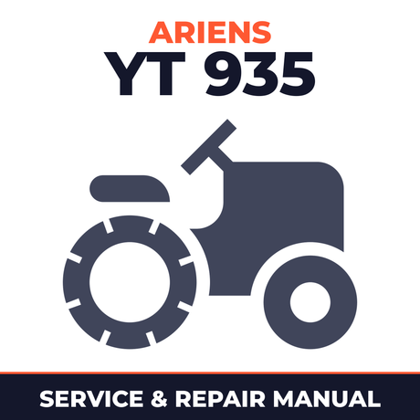 Ariens YT 935 Series Yard Tractor Service & Repair Manual