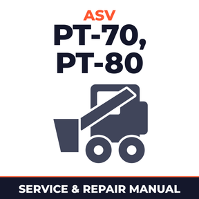 ASV Posi-Track PT-70, PT-80 Track Loader Complete Workshop Service Repair Manual