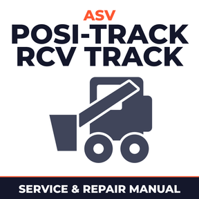 Asv Posi-track Rcv Track Loader Service Repair Manual