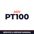 ASV PT100 Forestry Rubber Track Utility Vehicle* Factory Service / Repair/ Workshop Manual !