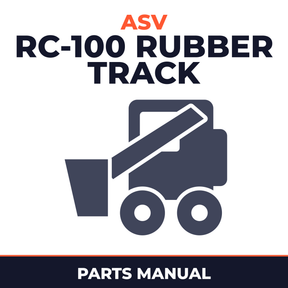 ASV RC-100 Rubber Track Loader Master Parts Manual