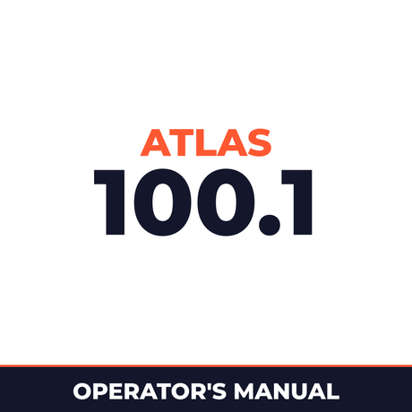 Atlas 100.1 Crane - Operating and maintenance Instructions