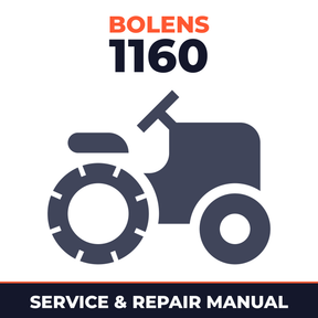 Bolens 1160 Riding Mower Service & Repair Manual