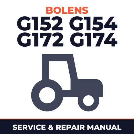 Bolens G152 G154 G172 G174 Tractor Service & Repair Manual