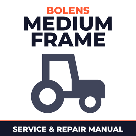 Bolens Medium Frame Tractors Service & Repair Manual