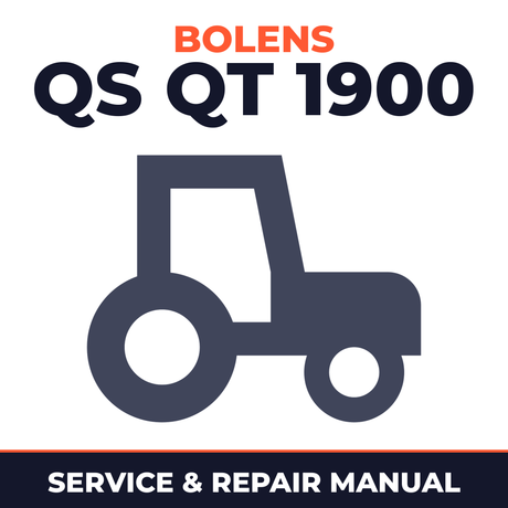 Bolens QS QT 1900 Series Tractors Service & Repair Manual