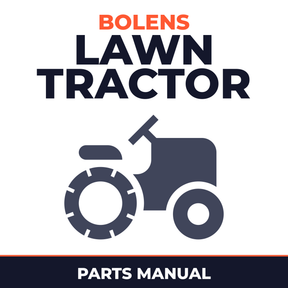 Bolens Rear Engine Riding Mower Master Parts Manual