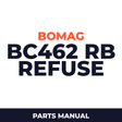 Bomag BC462 RB refuse compactor Service Parts Catalogue Manual SN101930071001-101930079999