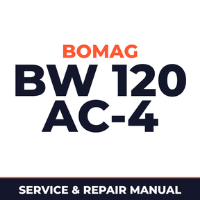 Bomag BW 120 AC-4 Full Service Repair Manual
