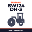 Bomag BW124 DH-3 Single drum vibratory rollers Service Parts Catalogue Manual SN101581251003-101581259999