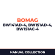 Bomag BW141 AD-4, BW151 AD-4, BW151 AC-4 manuals