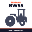 BOMAG BW55 E Single Drum Vibratory Rollers Service Parts Catalogue Manual (101620020101-101620026000)