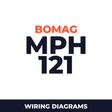 BOMAG MPH 121 Soil Stabilizer , Asphalt Recycler Hydraulic Schematics and Circuit Diagrams Manual