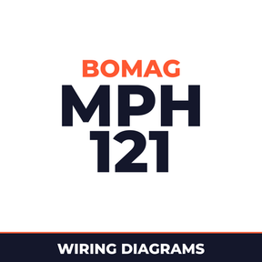 BOMAG MPH 121 Soil Stabilizer , Asphalt Recycler Hydraulic Schematics and Circuit Diagrams Manual
