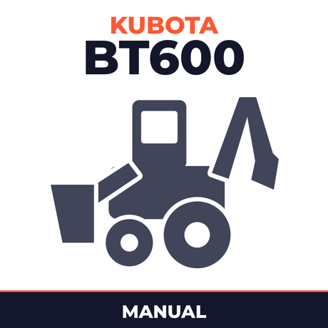 BT600 backhoe manual