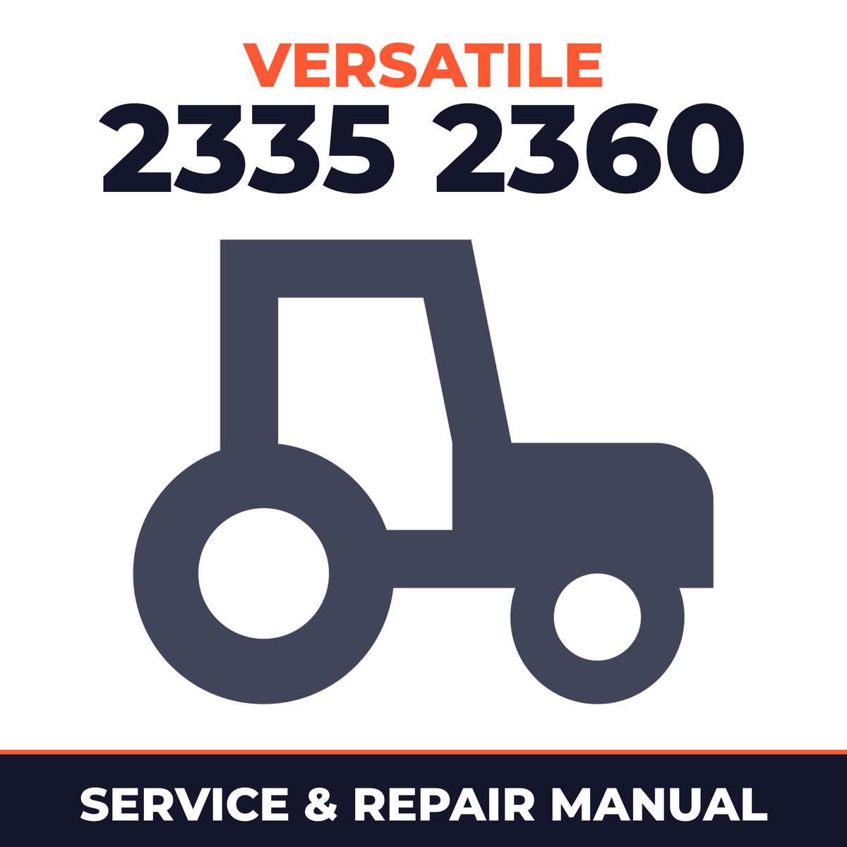 Buhler Versatile 2335 2360 tractor Service & Repair Manual