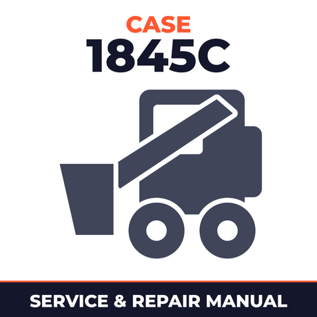 Case 1845C Skid Steer Loader OEM Service & Repair Manual