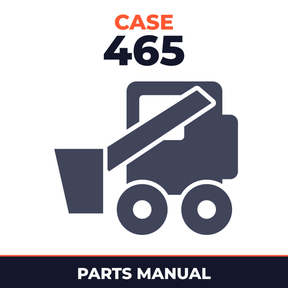 Case 465 Skid Steer Loader Illustrated Parts List Manual Catalog