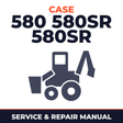 CASE 580 580SR 580SR+ 590SR 695SR Series 3 Service Manual