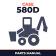 CASE 580D CONSTRUCTION KING BACKHOE Parts Catalog Manual