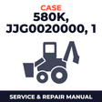 Case 580K Prior to JJG0020000 Phase 1 Tractor TLB Service & Repair Manual