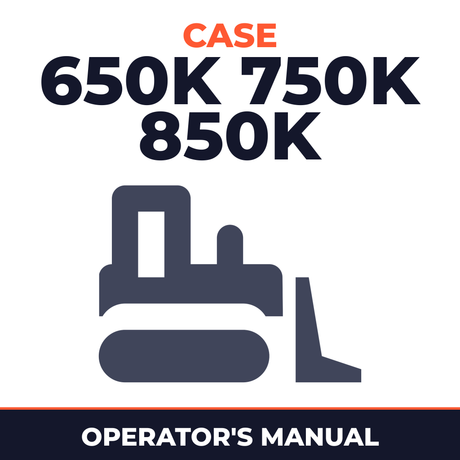 Case 650K 750K 850K Series 3 Crawler Dozer Operators Owner Instruction Manual - IMPROVED