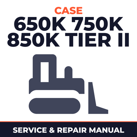 CASE 650K 750K 850K TIER II DOZER Service Repair Manual