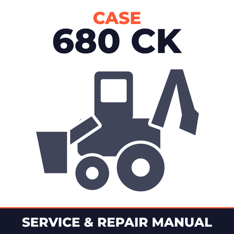 CASE 680 CK Series C Loader Backhoe Complete Workshop Service Repair Manual
