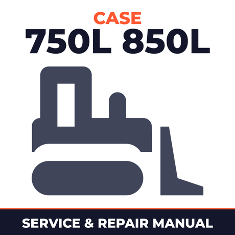 CASE 750L 850L TIER 3 Crawler DOZER Service Repair Manual