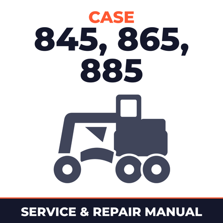 Case 845, 865, 885 Grader Service Repair Workshop Manual