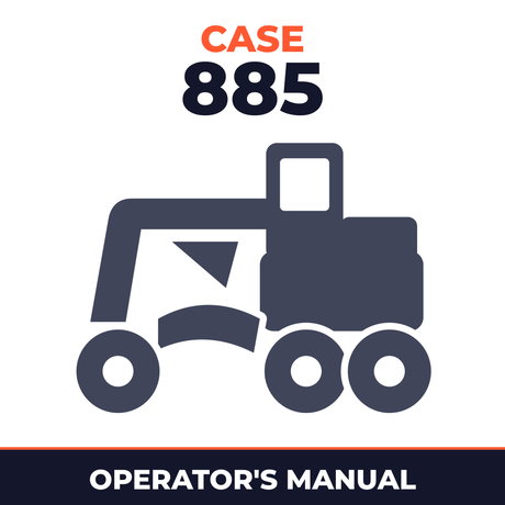 Case 885 Operators Manual