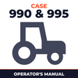 Case 990 & 995 Tractor Operator's Manual
