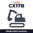CASE CX17B Excavator Operators Manual