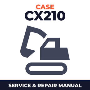 Case CX210 Crawler Excavator Workshop Service Manual