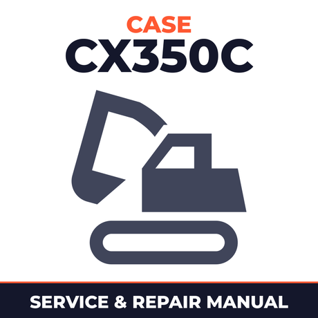 CASE CX350C TIER 4 Crawler Excavator Service Repair Manual